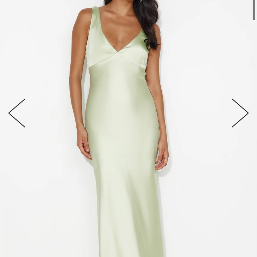 Hello Molly Indigo Fields Green Dress